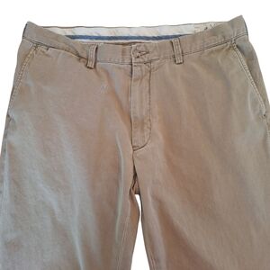 Polo Ralph Lauren Khaki Classic Fit Twill Cotton Chino Pants Mens Sz 36 Trousers